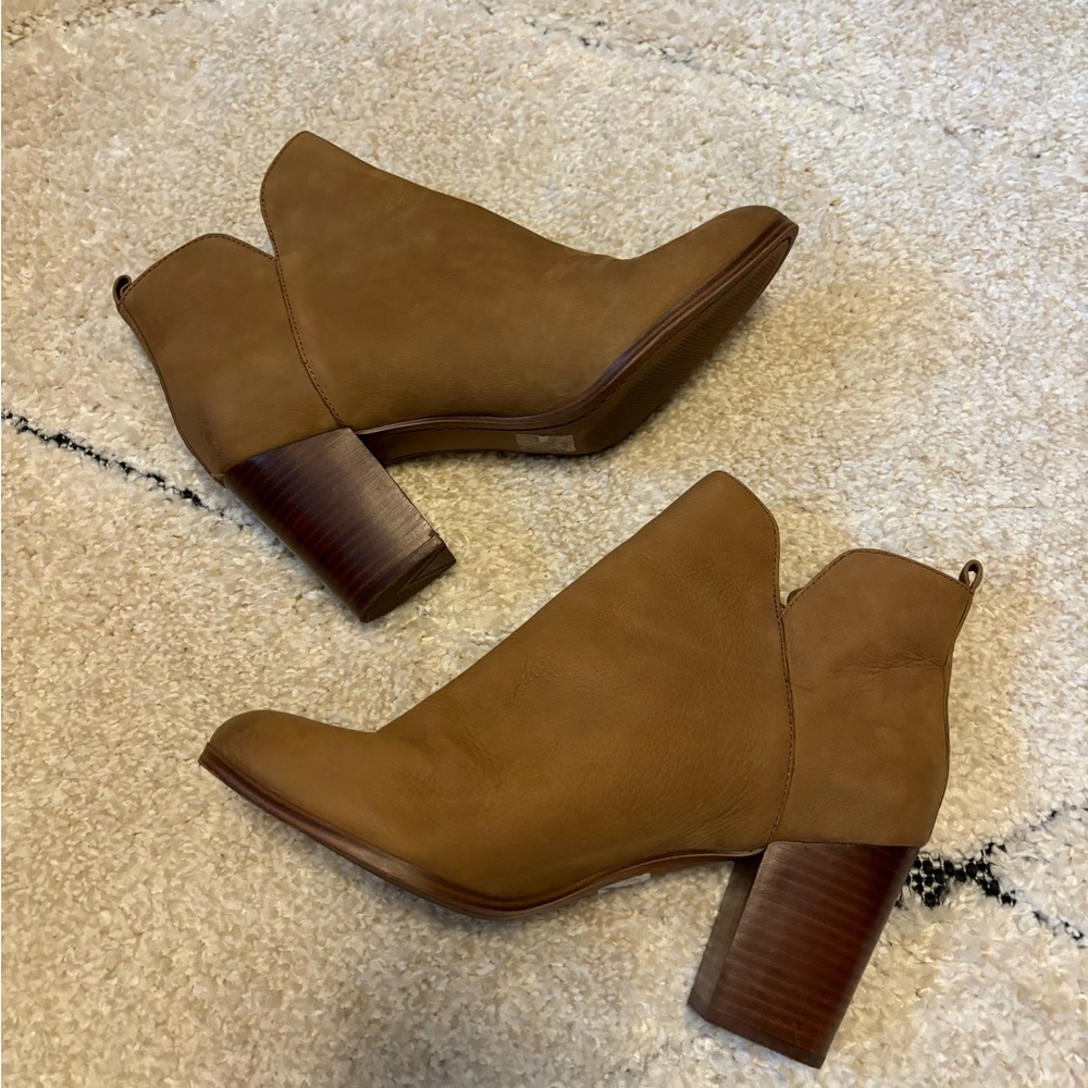Aldo Brown Heeled Booties